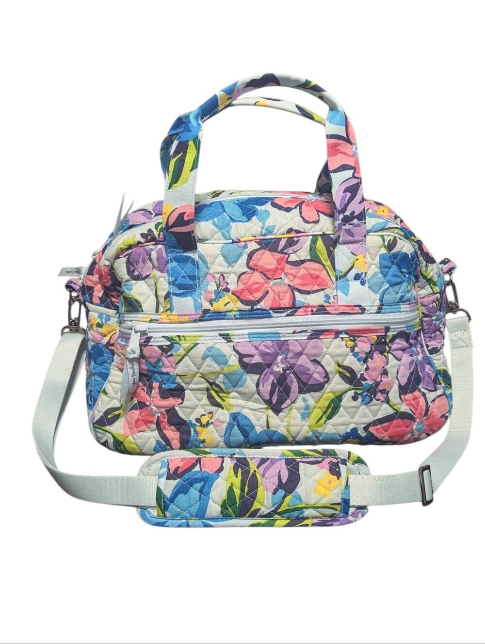Vera Bradley Quilted Floral Travel Weekender Bag